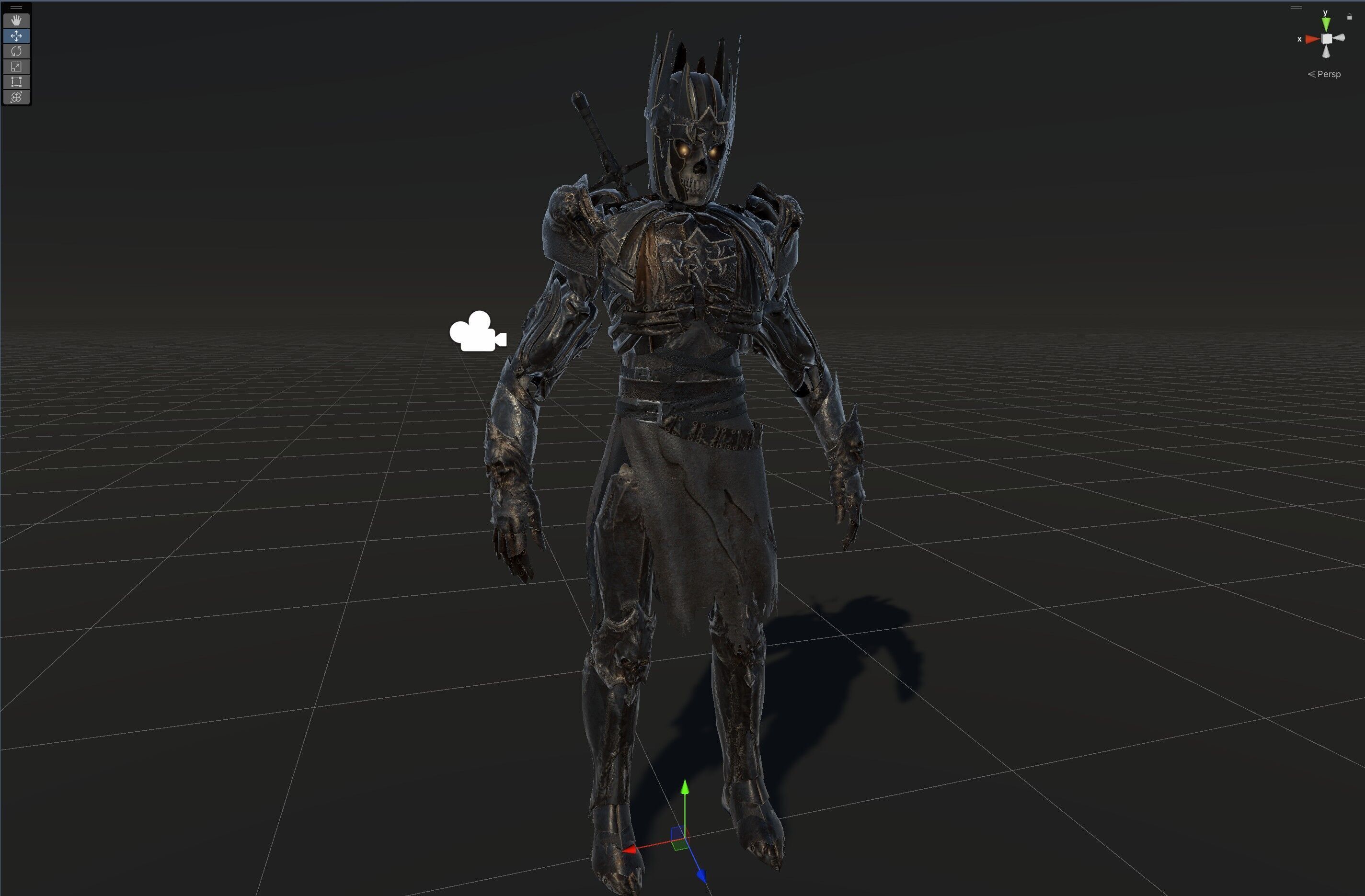 Skeleton8 Low-poly 3D model_35