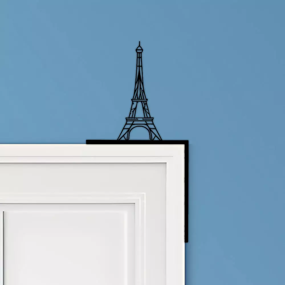 Eiffel Tower Door Corner Decor 3D print model