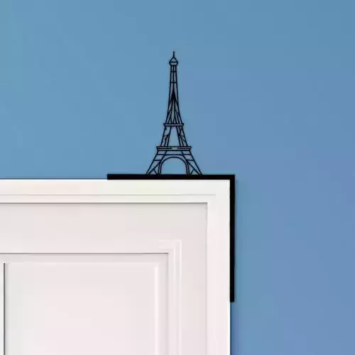 Eiffel Tower Door Corner Decor