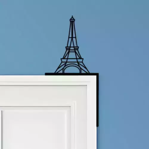 Eiffel Tower Door Corner Decor