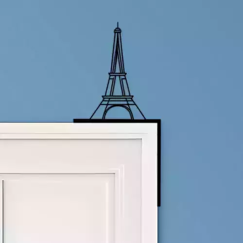 Eiffel Tower Door Corner Decor