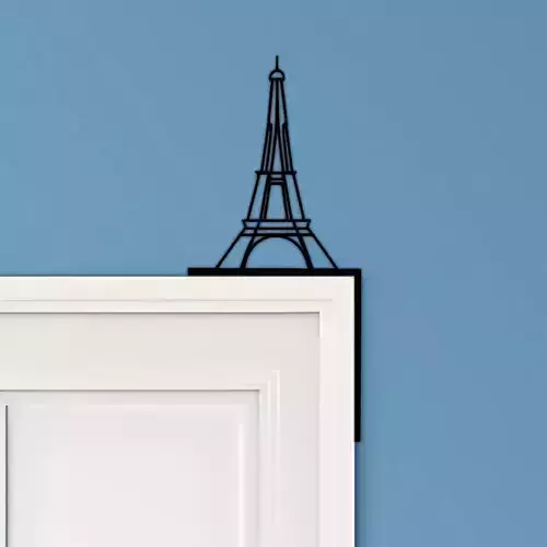 Eiffel Tower Door Corner Decor