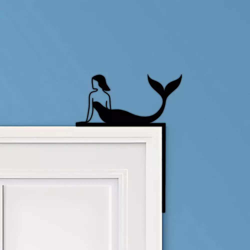 Mermaid Door Corner Decor 3D print model