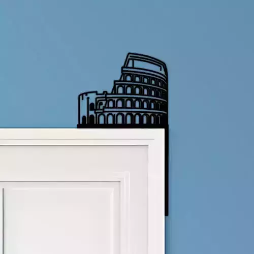 Colosseum Door Corner Decor