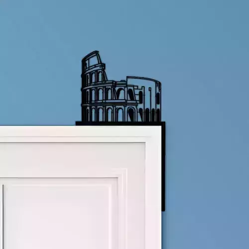 Colosseum Door Corner Decor