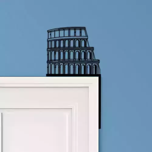 Colosseum Door Corner Decor