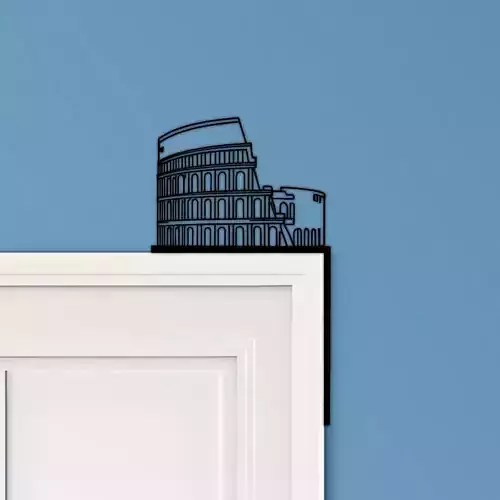 Colosseum Door Corner Decor