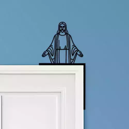 Christ The Reedeemer Door Corner Decor