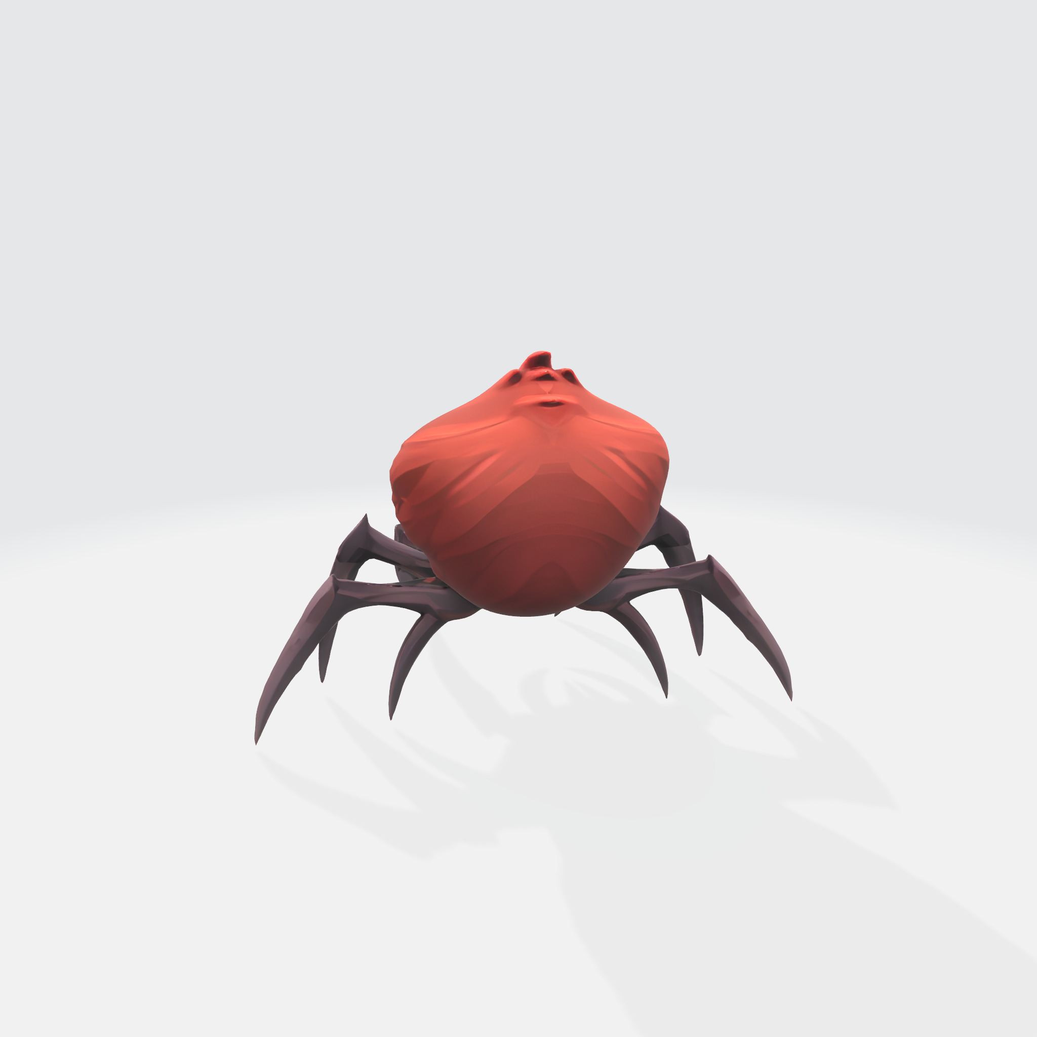 Fire Spider 3D model_3
