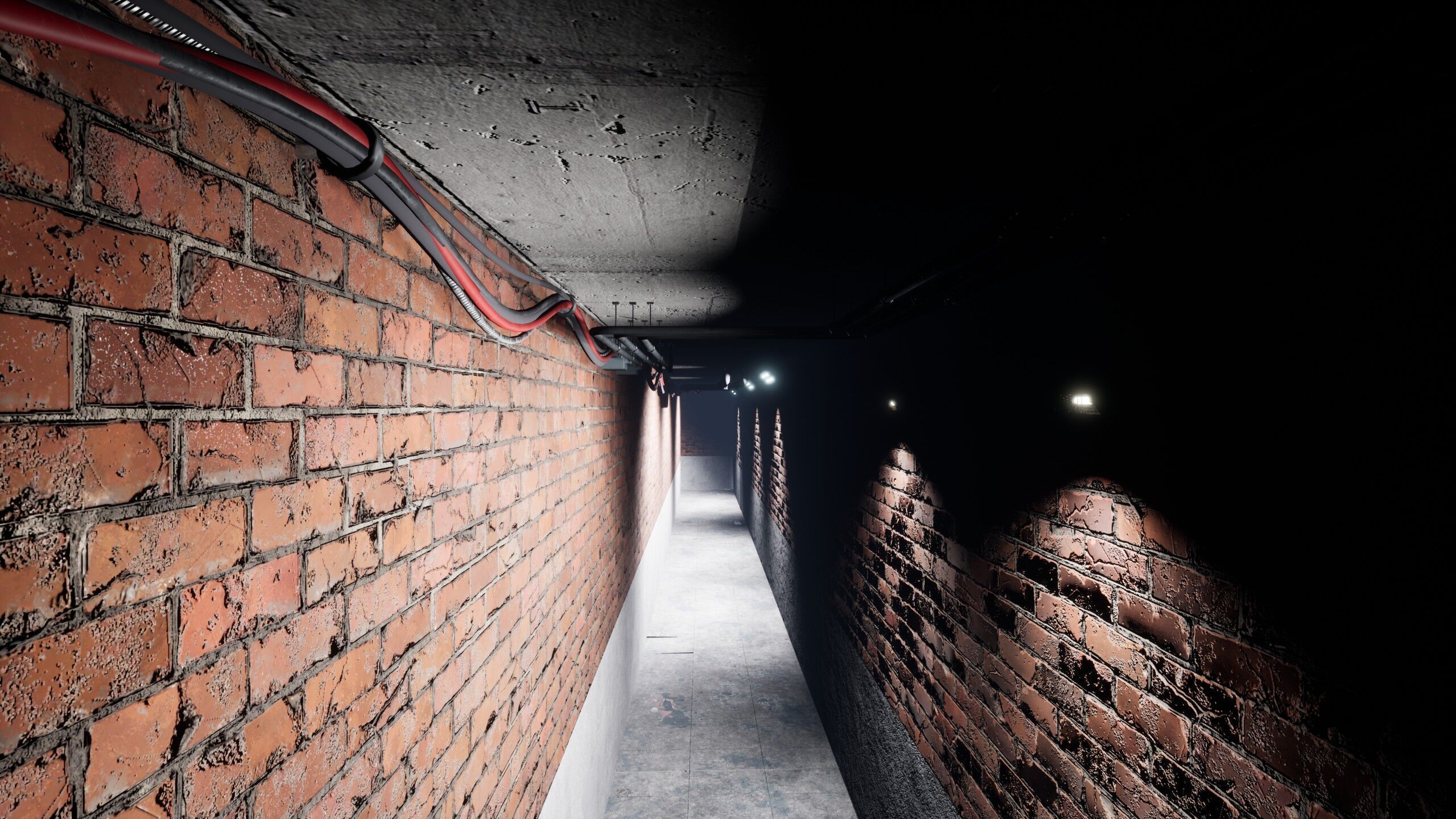 Modular SubwayStation Model Set Low-poly 3D model_13