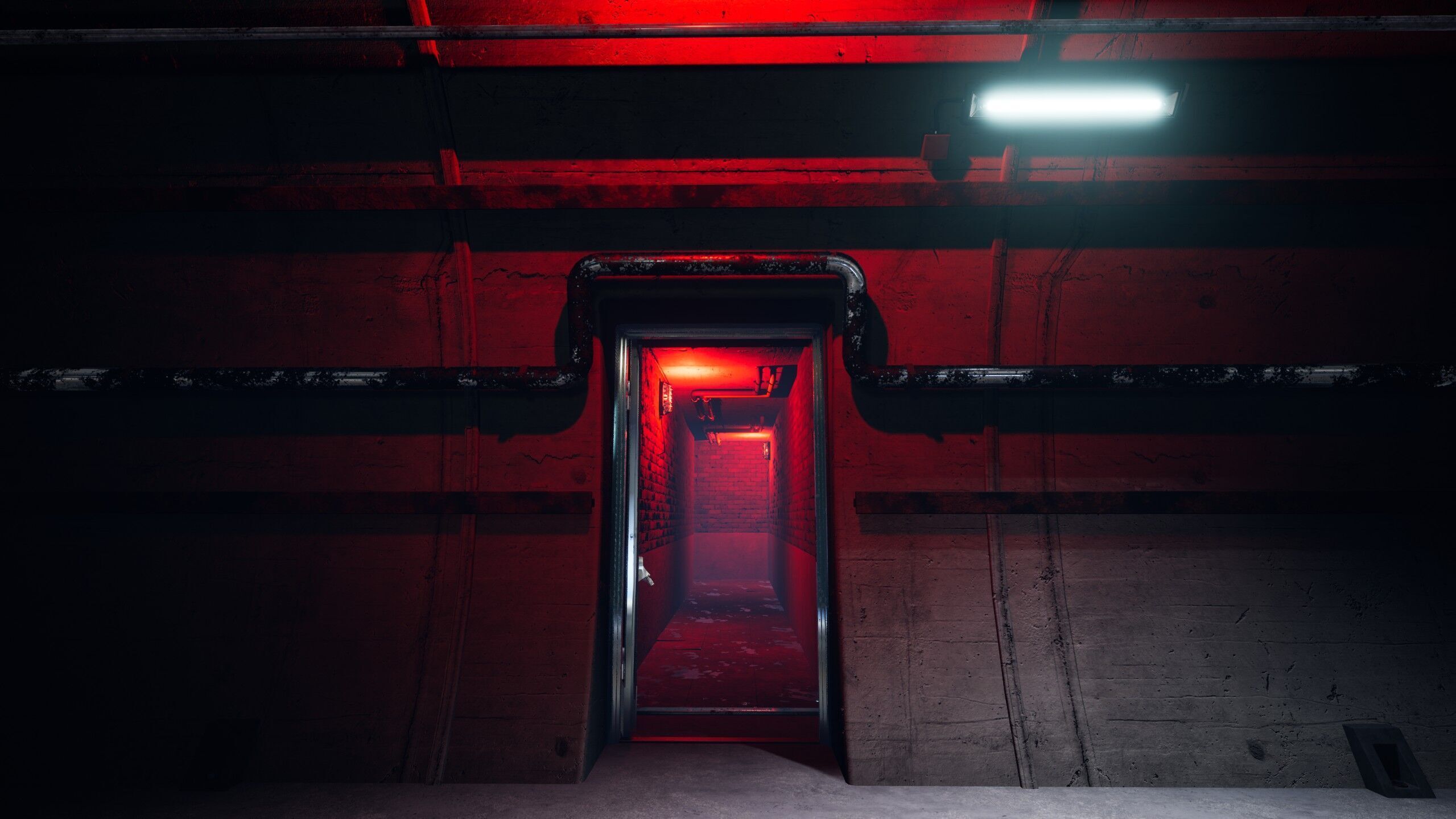 Modular SubwayStation Model Set Low-poly 3D model_10