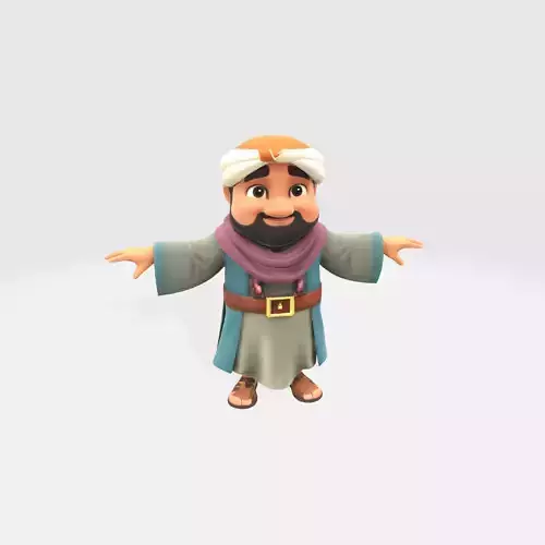 Middle Eastern Character 3D model