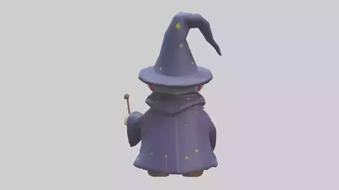 Cartoon Wizard model