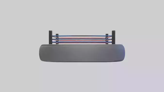 Cartoon Wrestling Mat model 3D model