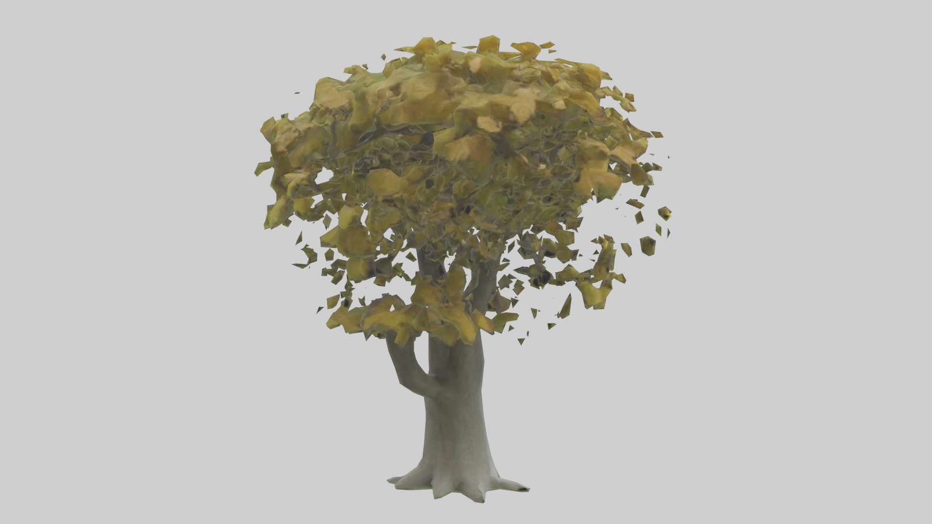 Catalpa tree model 3D model_2