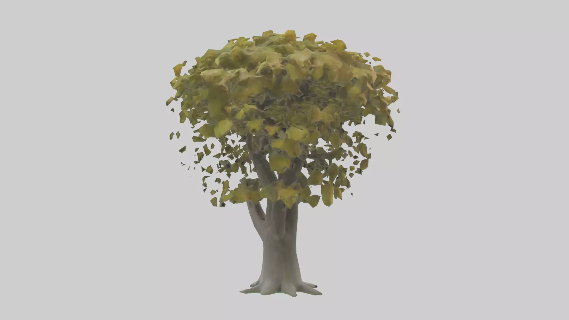 Catalpa tree model 3D model_0