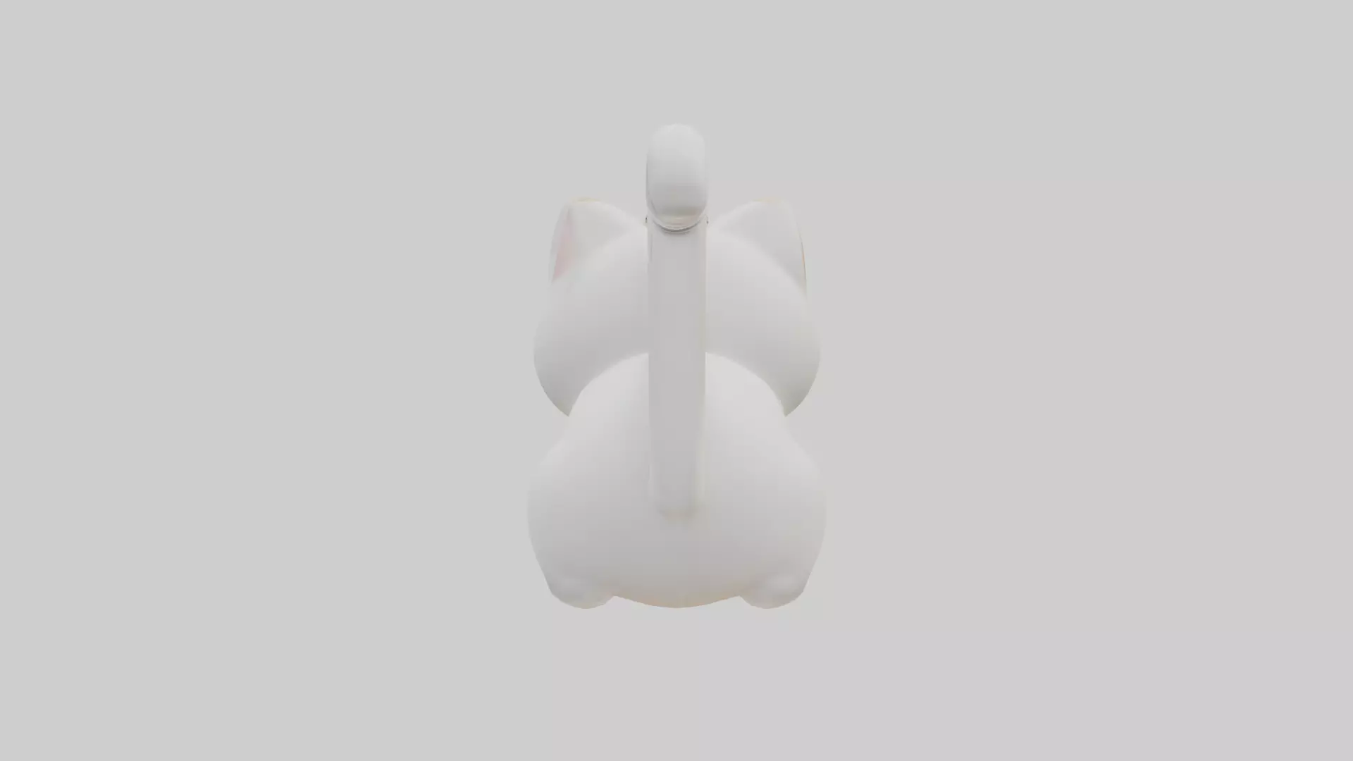 Catshaped keychain model 3D model_0