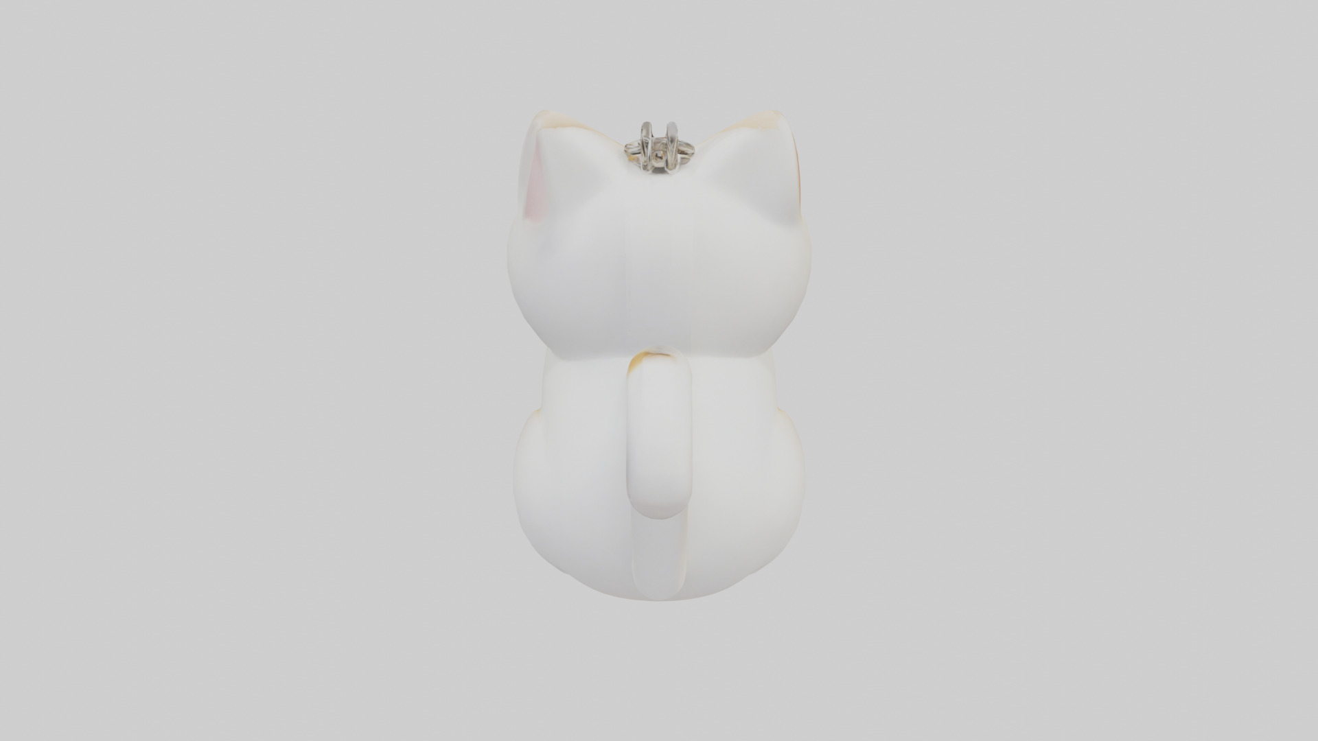 Catshaped keychain model 3D model_15