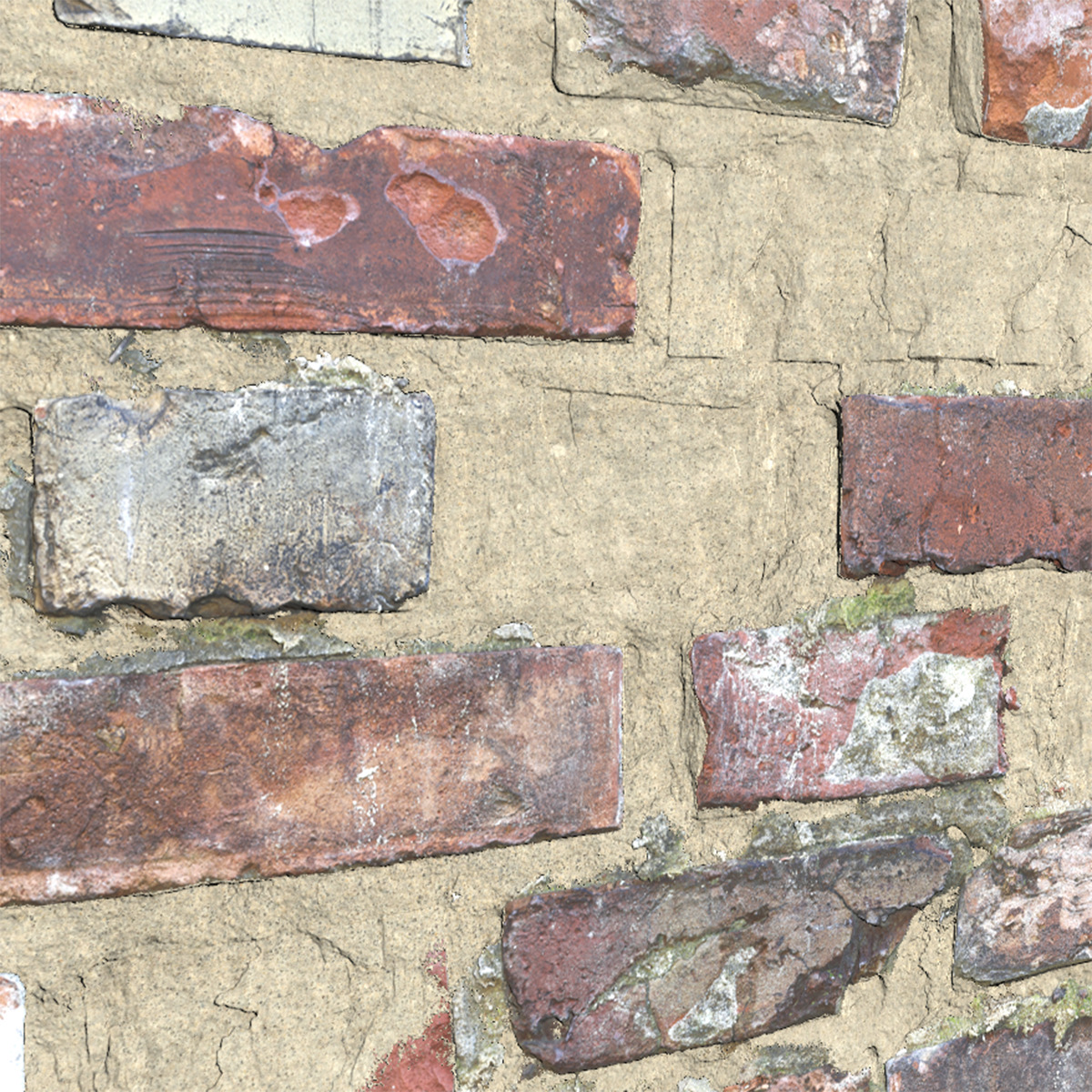 Brick 11pbr 4k png seamless 4k Texture_3