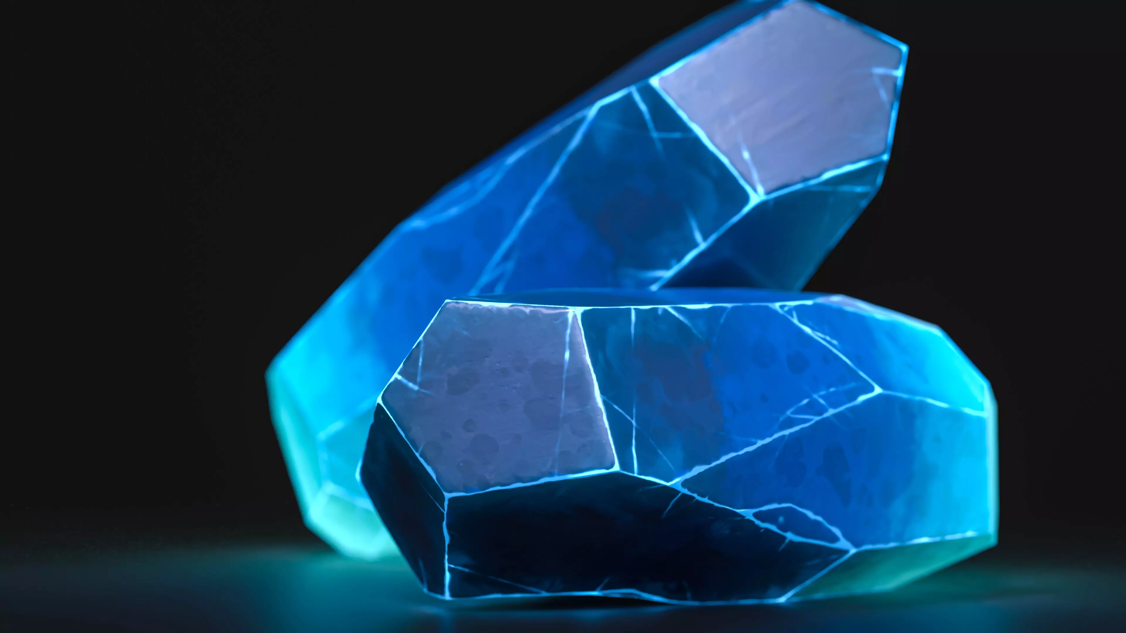 Enchanted Crystal Free low-poly 3D model