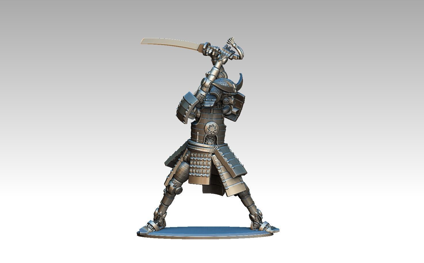 Robo Samurai Mk 8 3D print model_5