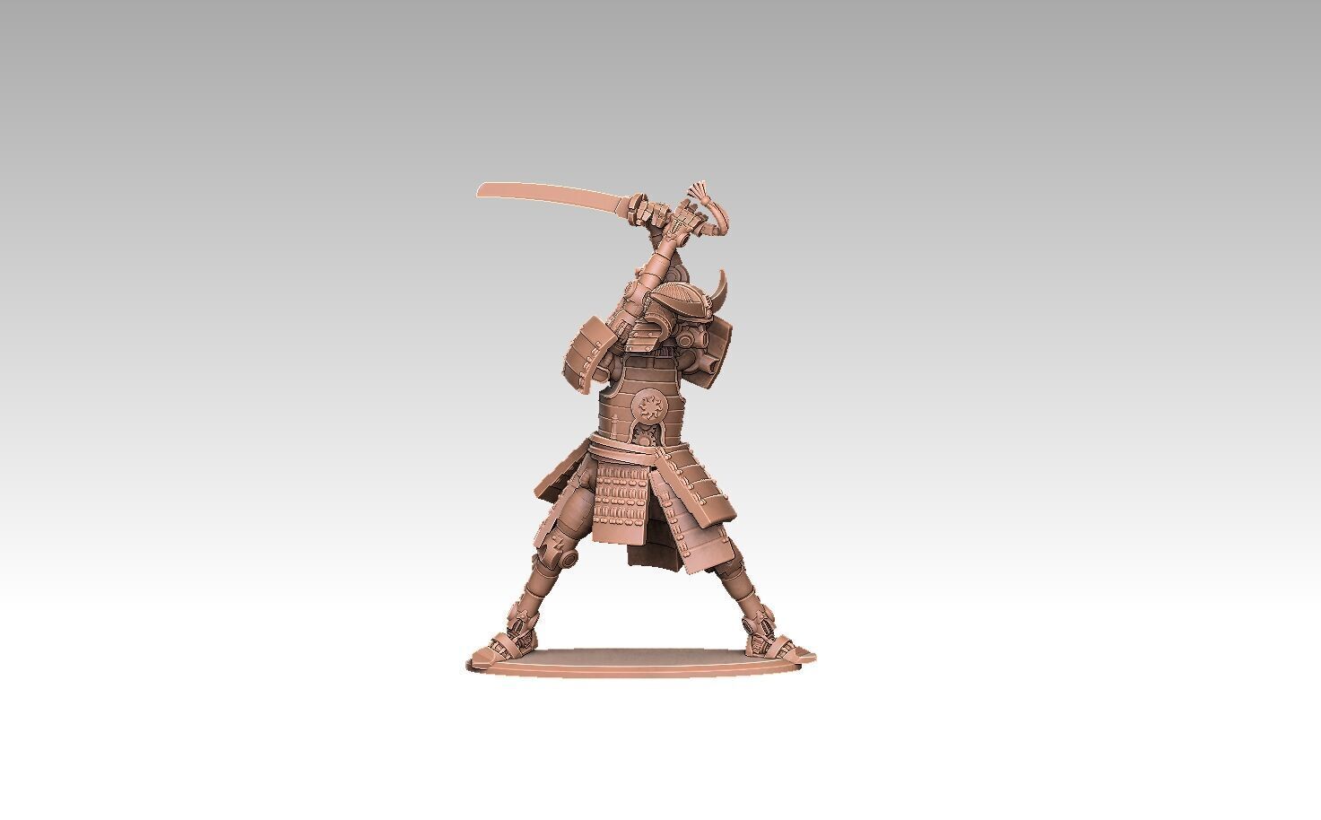 Robo Samurai Mk 8 3D print model_7