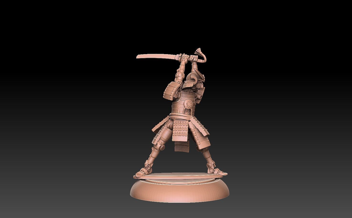 Robo Samurai Mk 8 3D print model_3