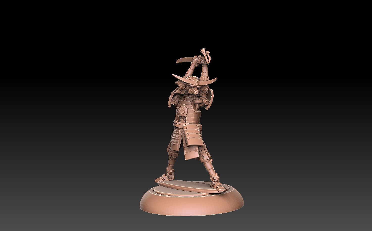 Robo Samurai Mk 8 3D print model_4