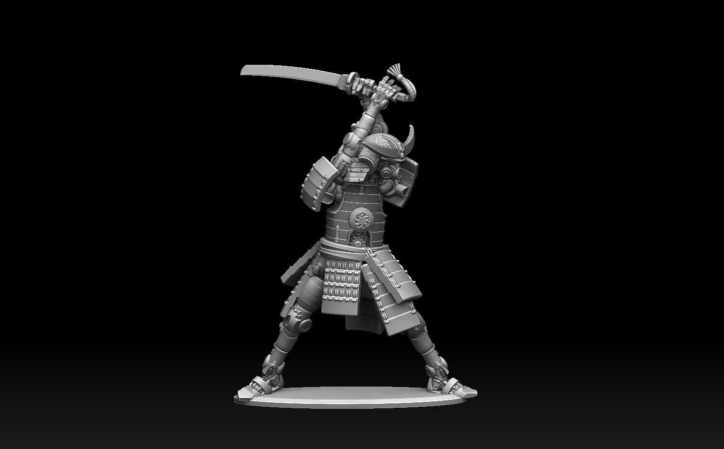 Robo Samurai Mk 8 3D print model_6