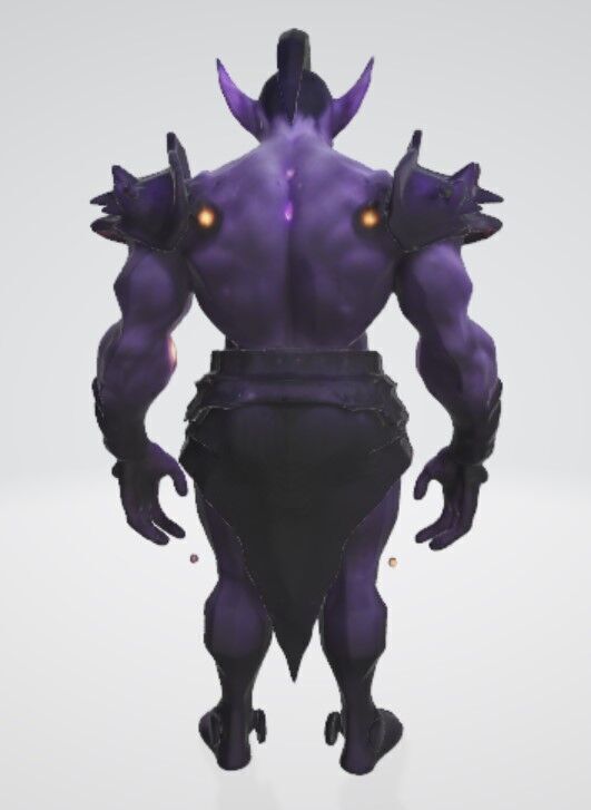 Muscular Fantasy Character 3D model_2