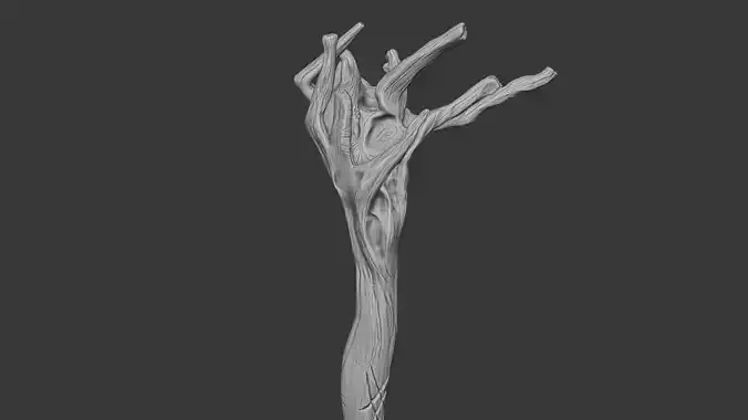 The Grip - High poly 3D printable object