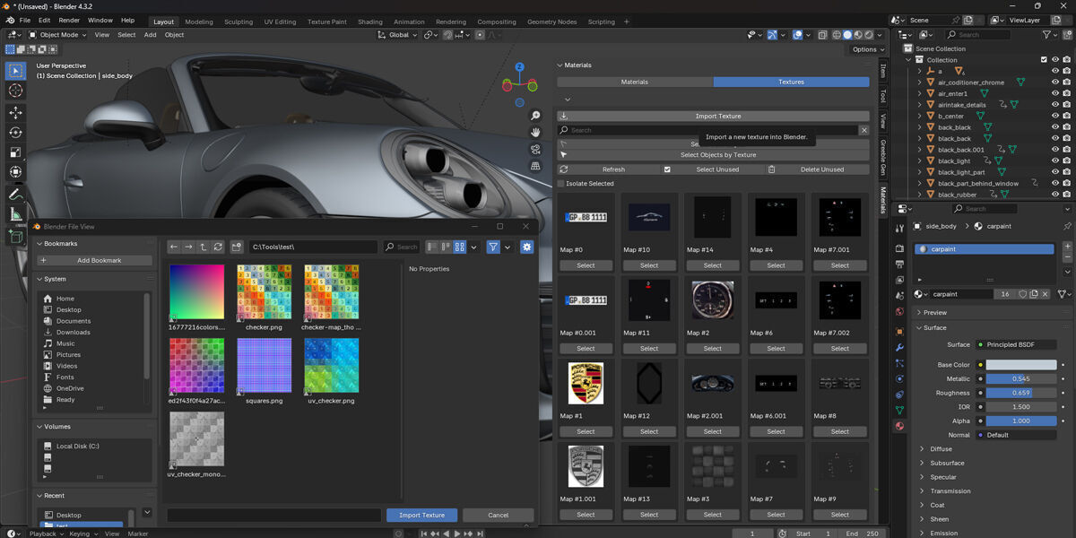 Materials Editor for Blender 3D model_13