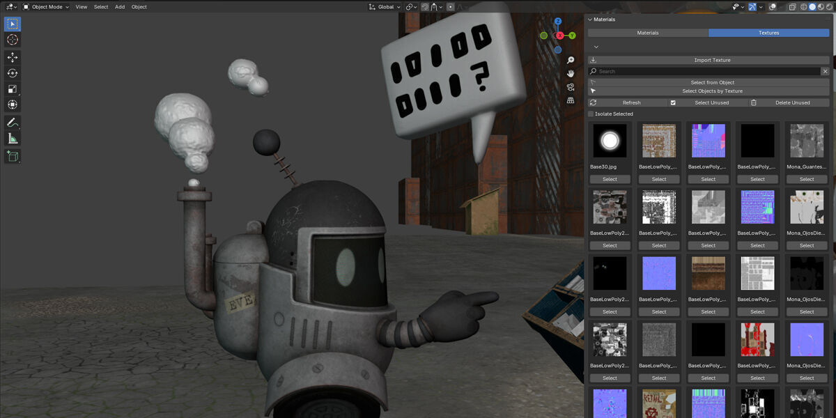 Materials Editor for Blender 3D model_16