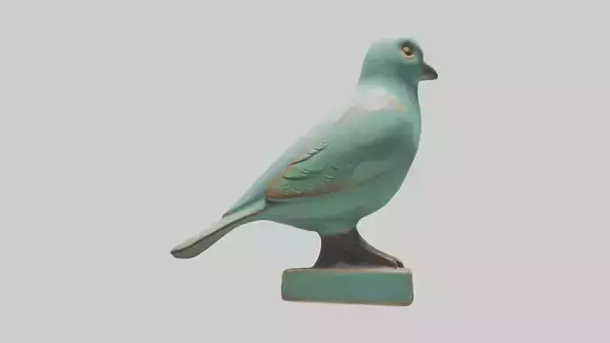 Ceramic Bird statue model