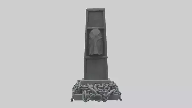 Chains of Oppression Lost statue model