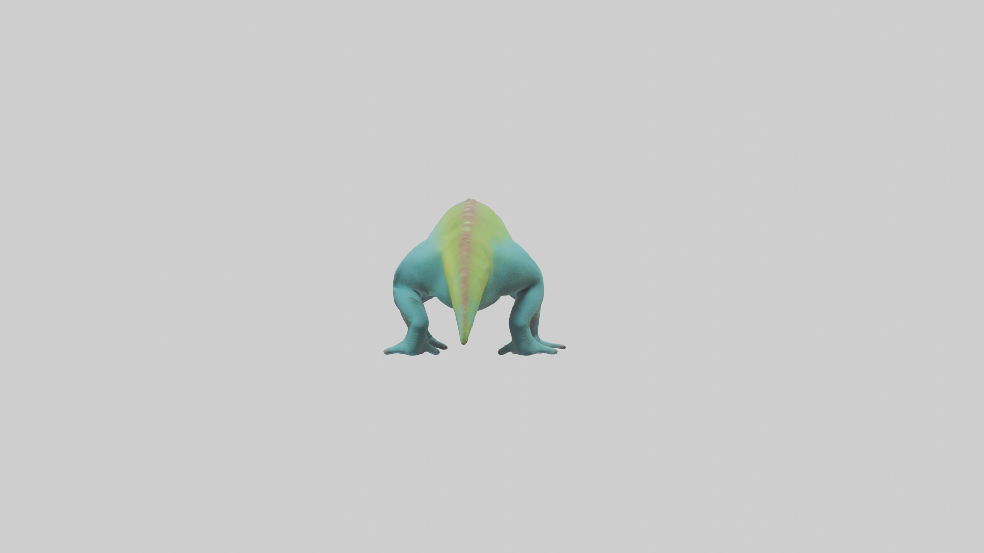 Chameleon blending in model 3D model_2