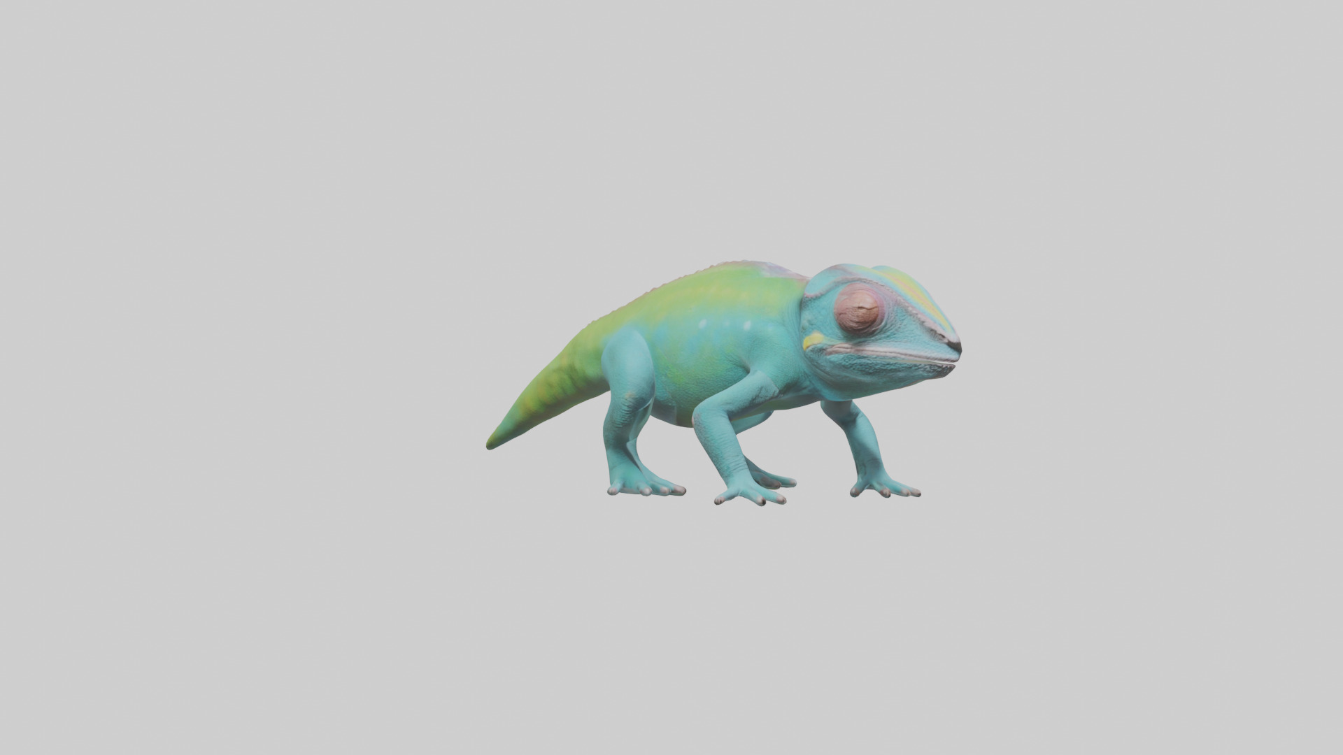 Chameleon blending in model 3D model_11