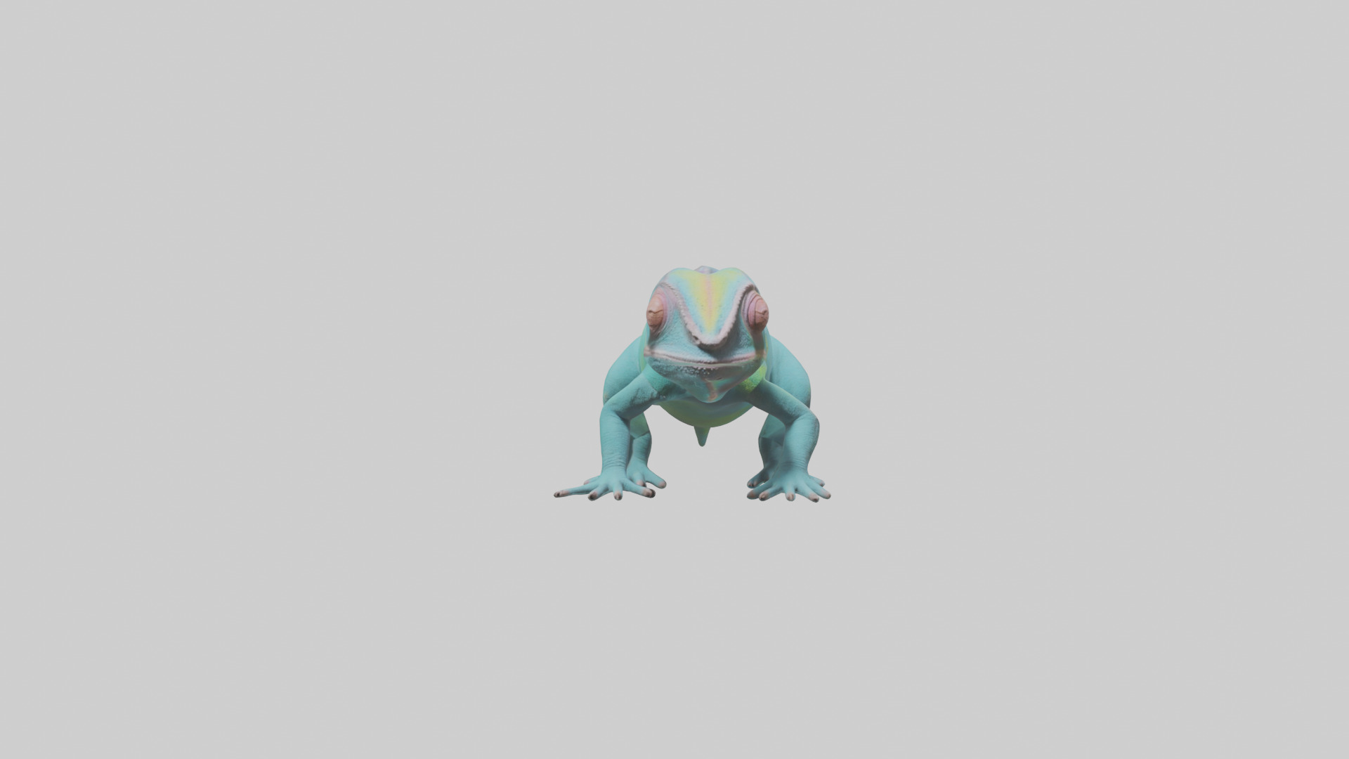 Chameleon blending in model 3D model_10