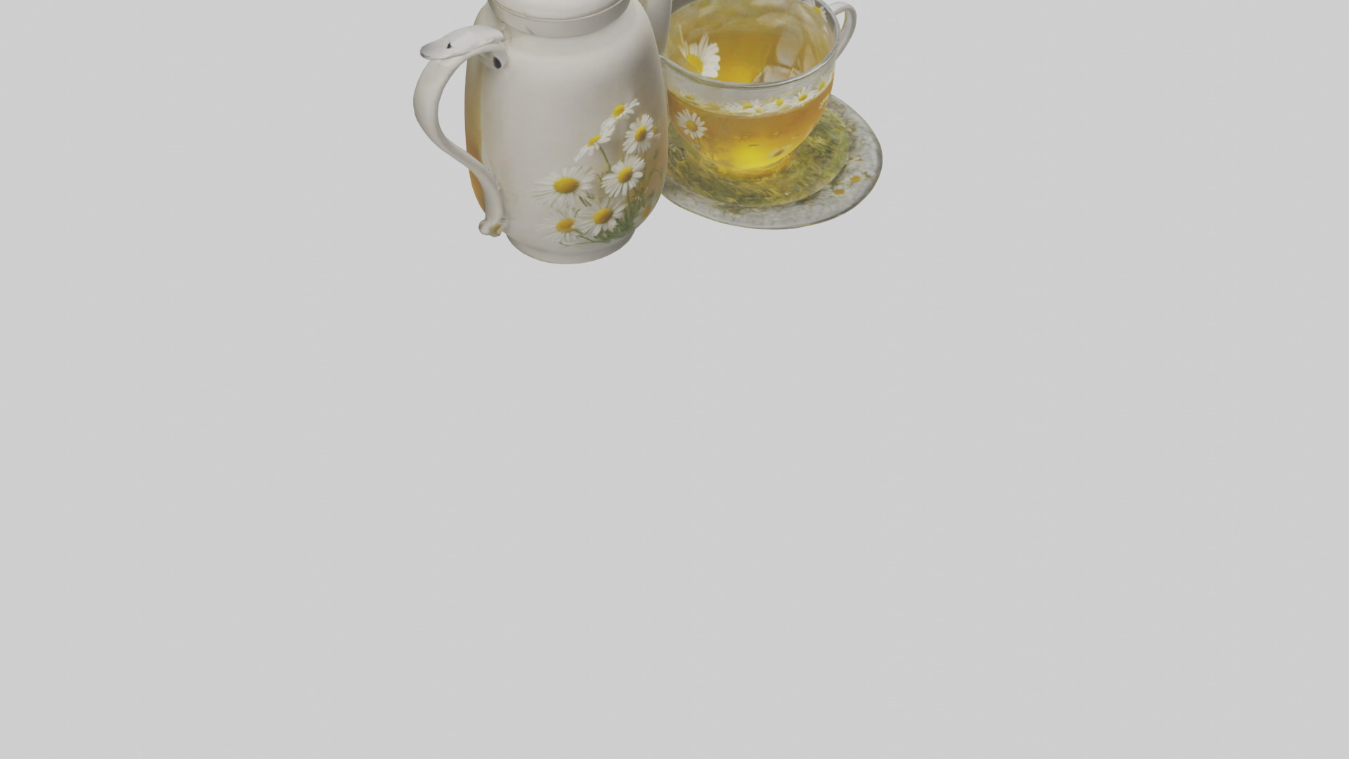Chamomile tea model 3D model_6