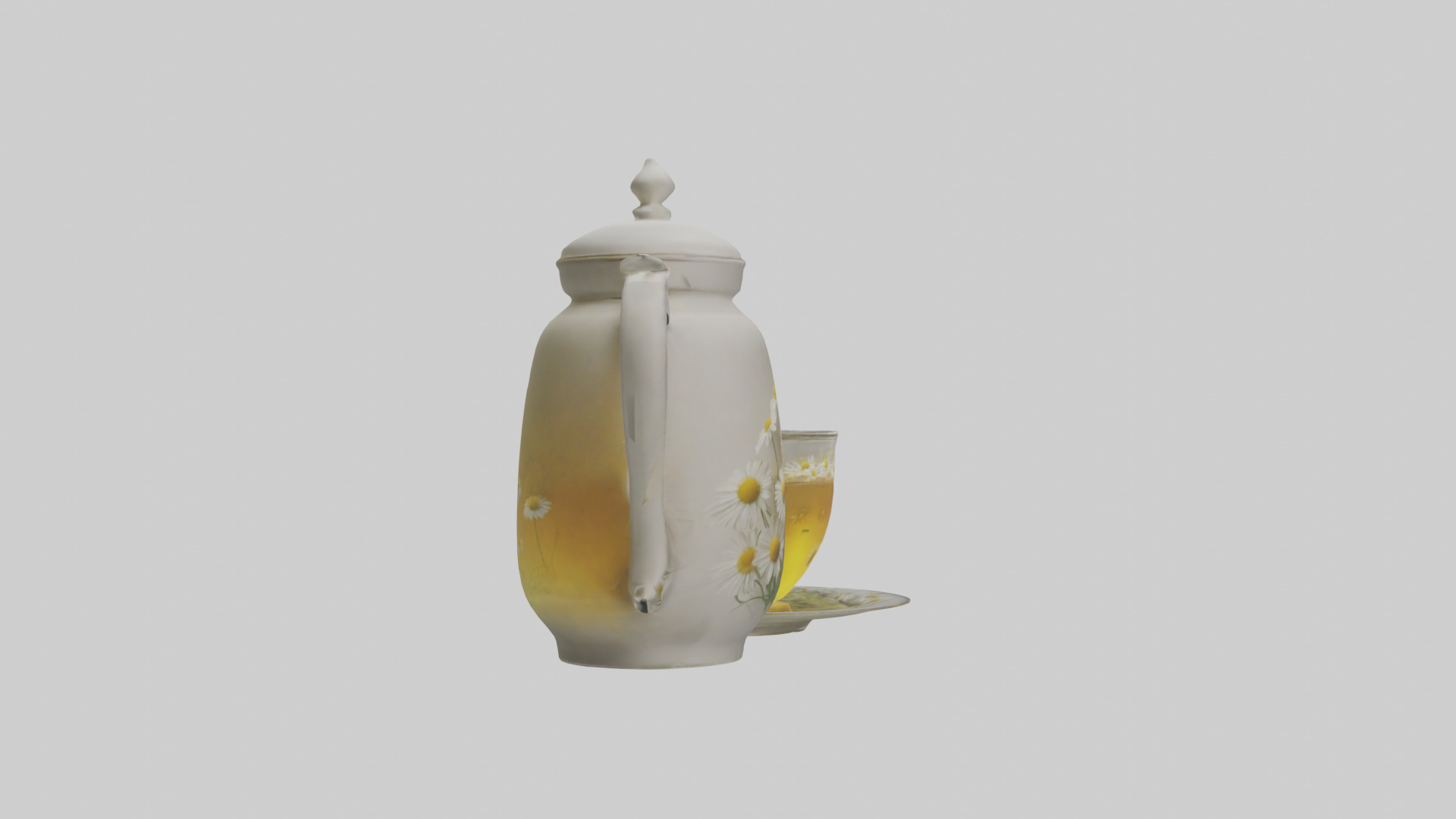 Chamomile tea model 3D model_13