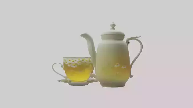 Chamomile tea model