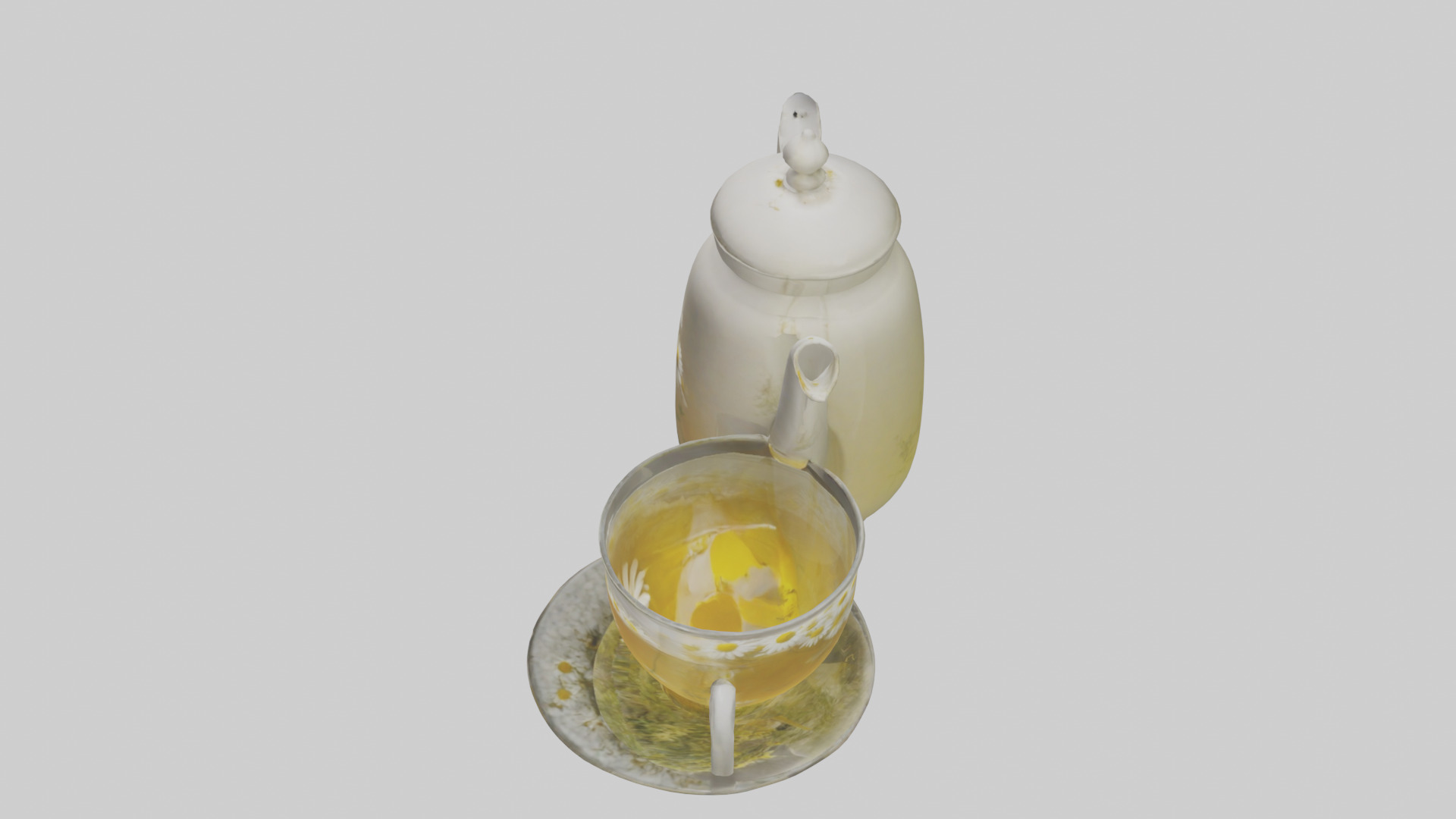 Chamomile tea model 3D model_17