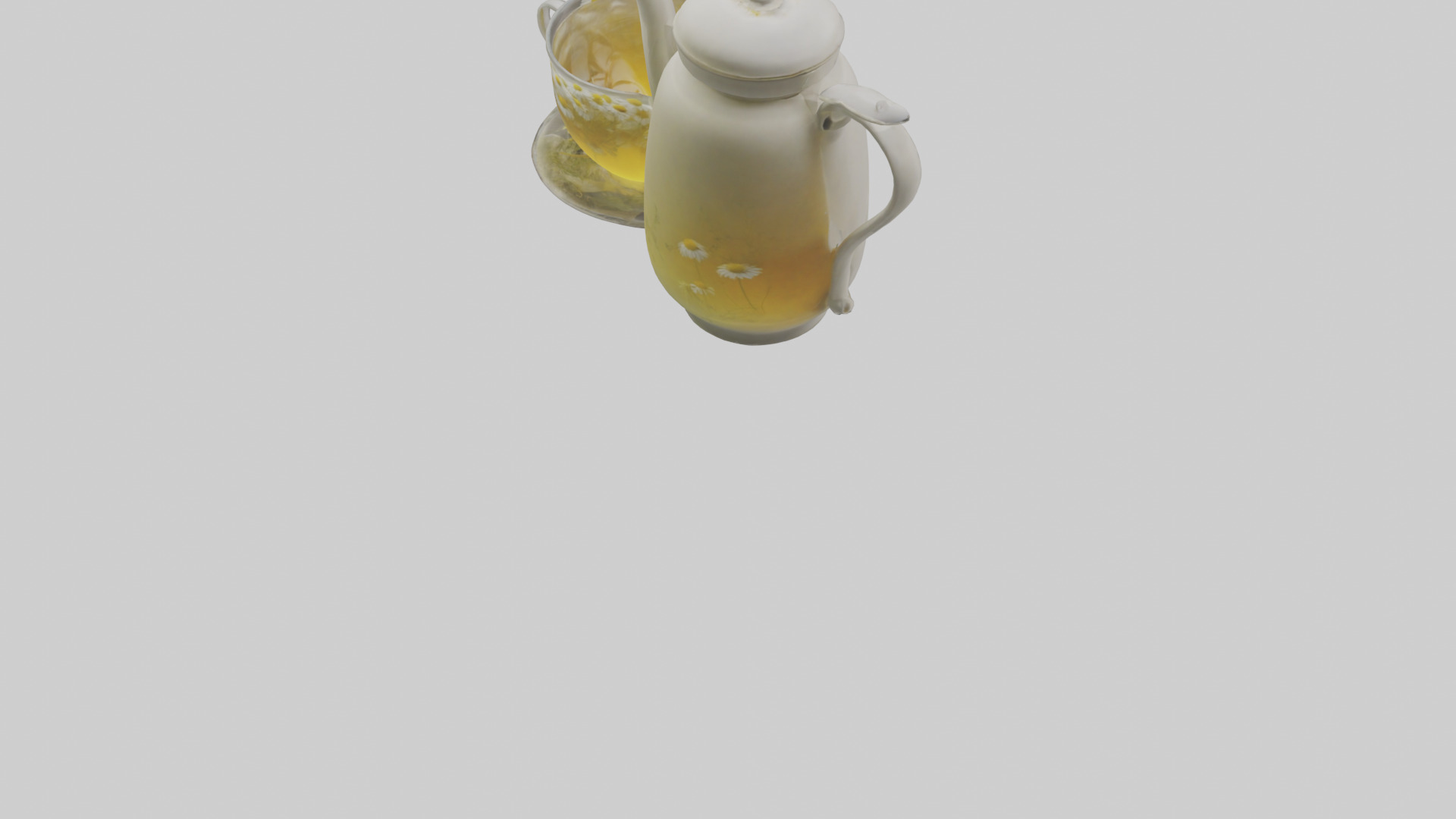 Chamomile tea model 3D model_4