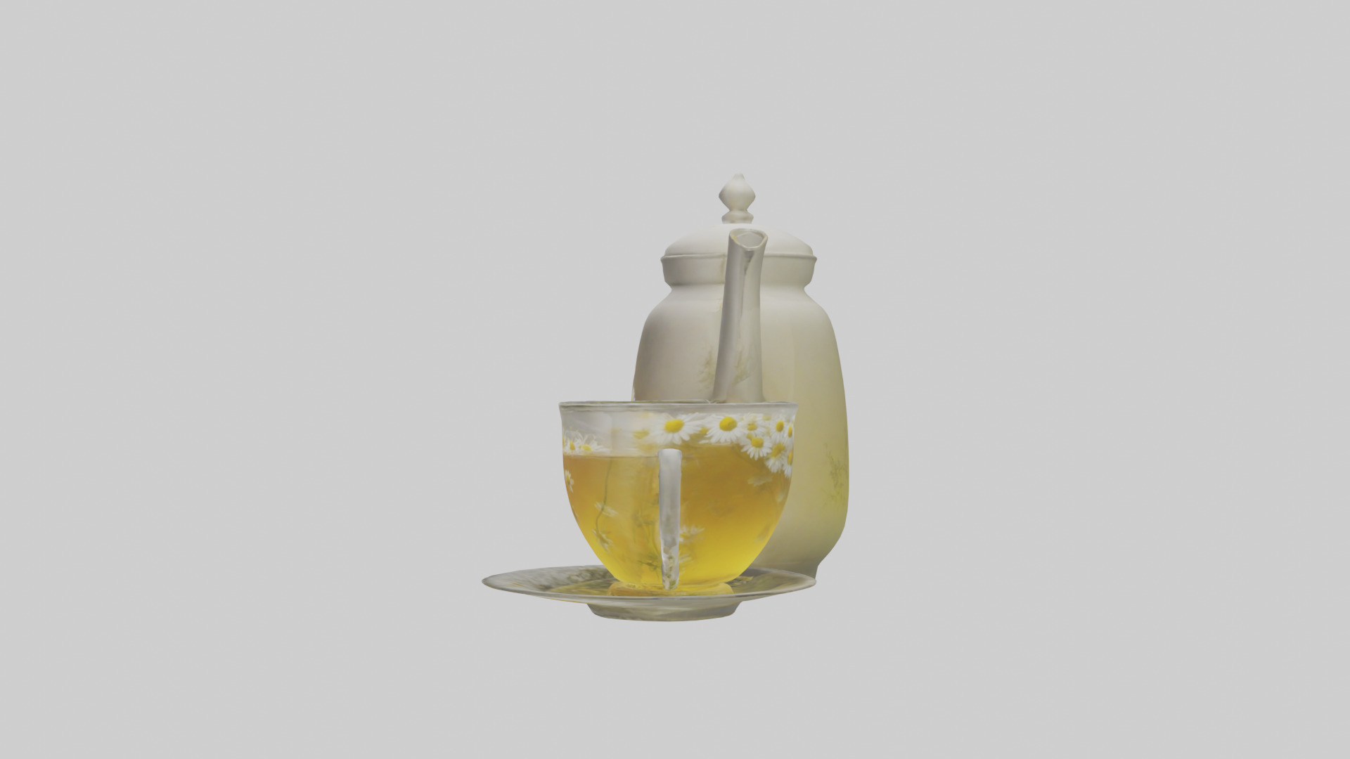 Chamomile tea model 3D model_12