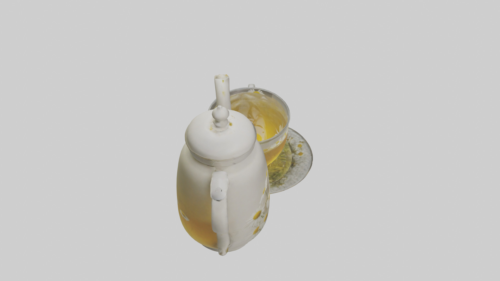 Chamomile tea model 3D model_18