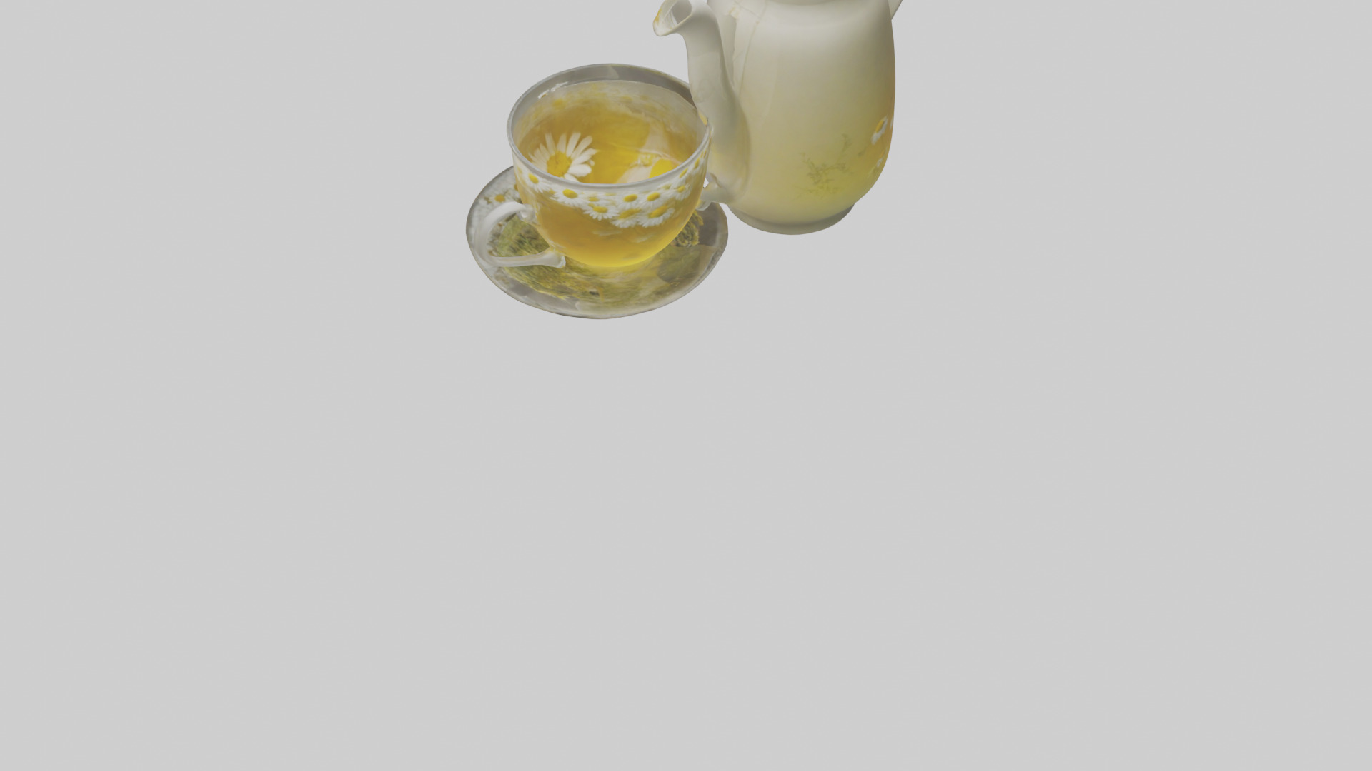 Chamomile tea model 3D model_3