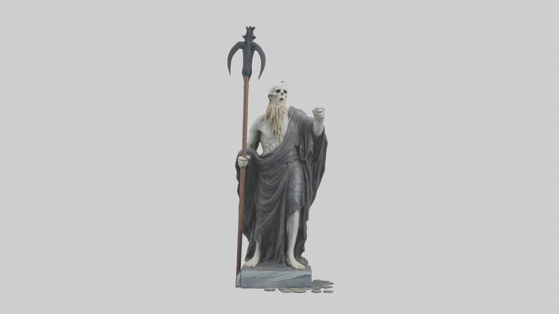 Charon statue model 3D model_9