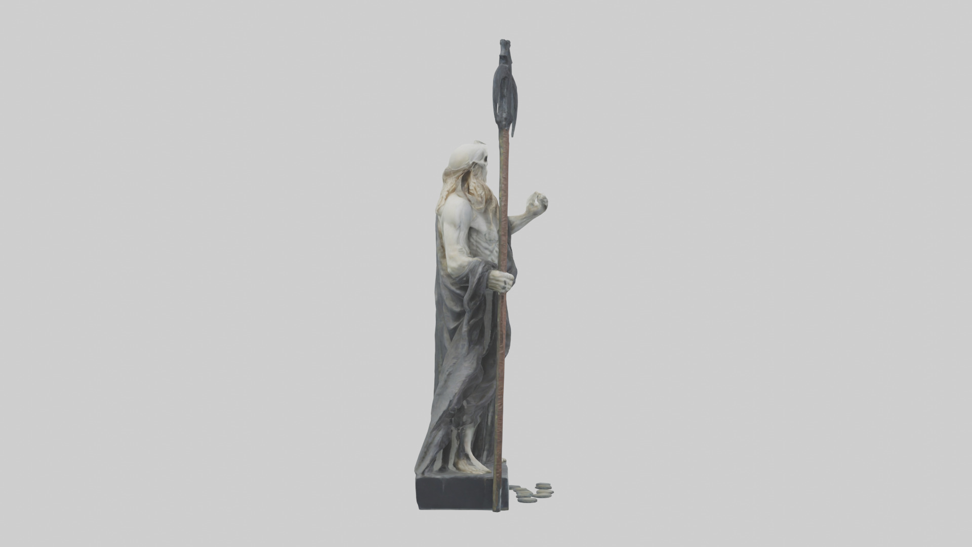 Charon statue model 3D model_13