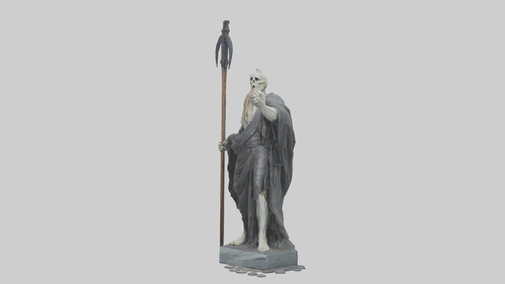 Charon statue model 3D model_10