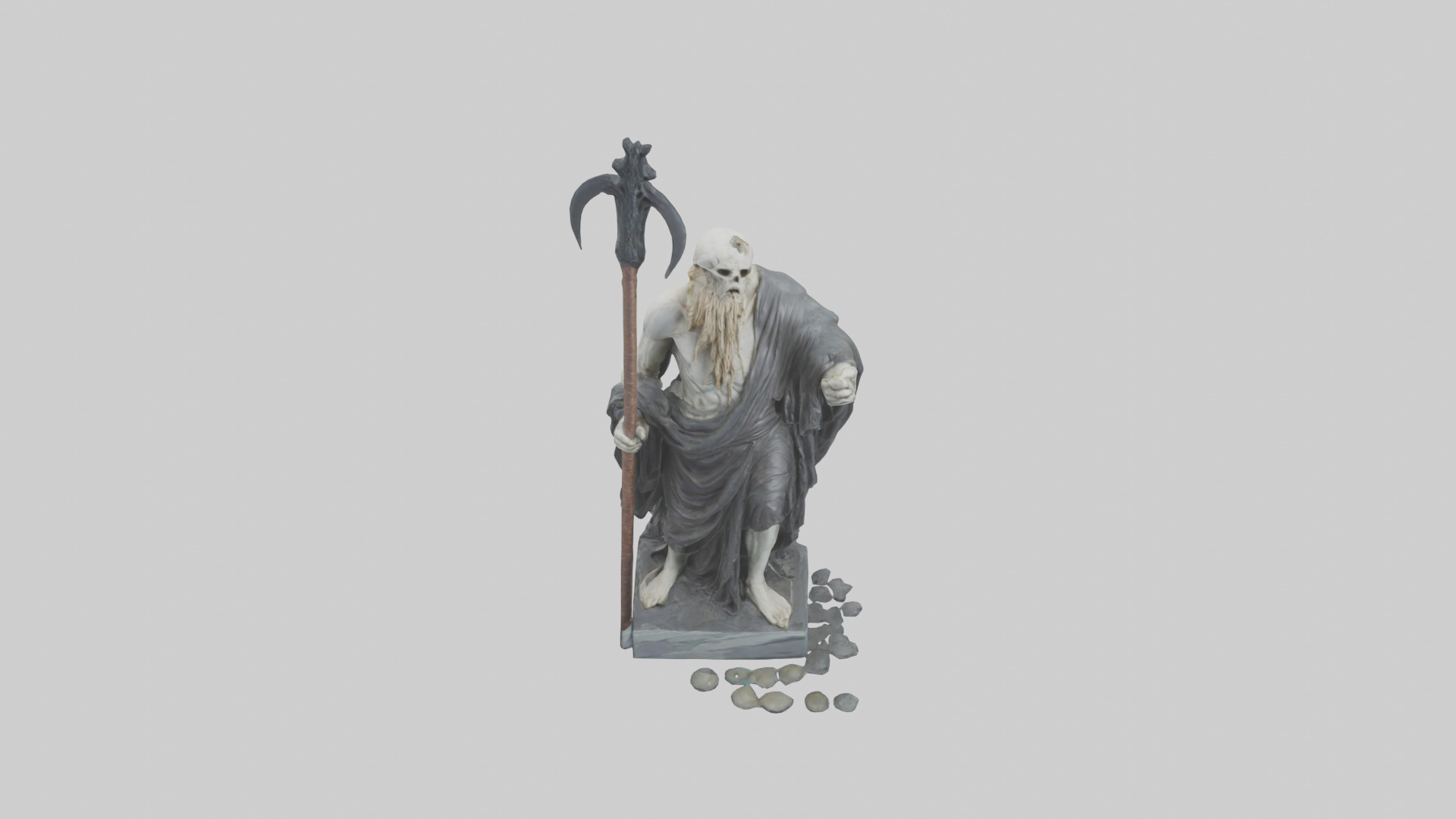 Charon statue model 3D model_16